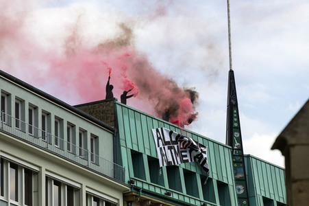 Corona-Demos in Hannover