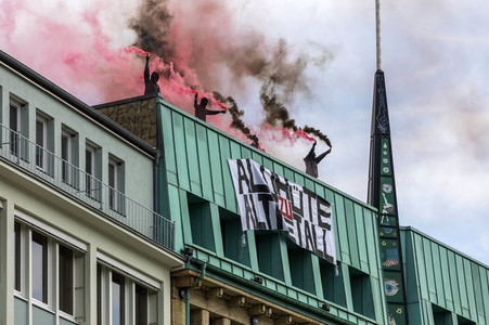 Corona-Demos in Hannover