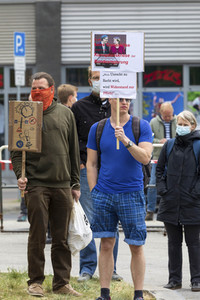Corona-Demos in Hannover