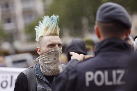 Corona-Demos in Köln