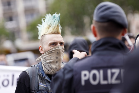 Corona-Demos in Köln