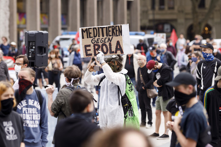 Corona-Demos in Köln