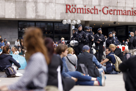 Corona-Demos in Köln