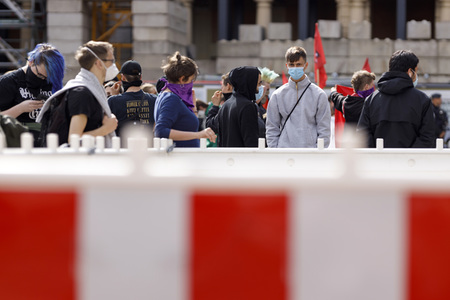 Corona-Demos in Köln