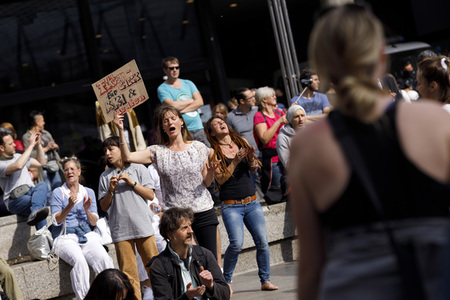 Corona-Demos in Köln
