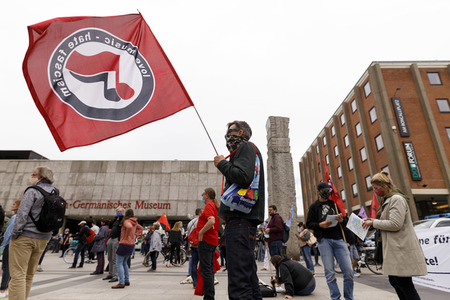 Corona-Demos in Köln