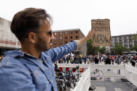 Corona-Demos in Köln