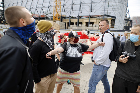 Corona-Demos in Köln