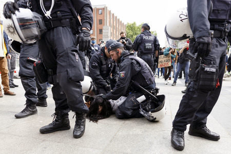 Corona-Demos in Köln