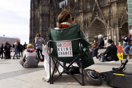 Corona-Demos in Köln