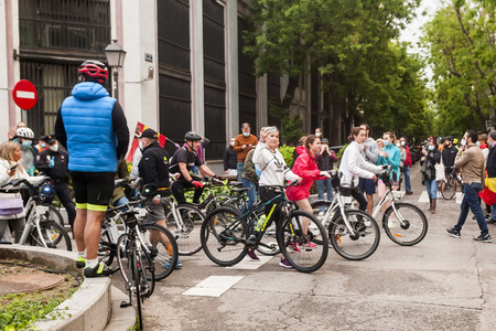Protest gegen die Corona-Maßnahmen in Madrid