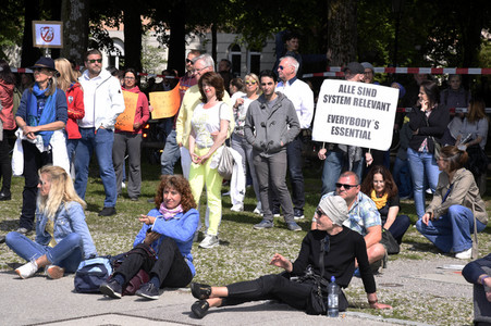 Corona-Demo in München