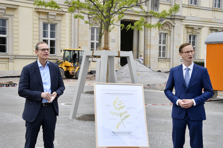 Baumspende für das Umfeld des Humboldt Forums in Berlin