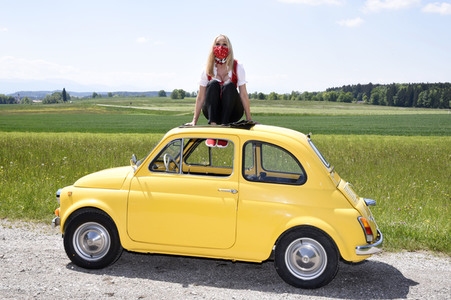 Fototermin mit Isabella Hübner und Angelika Zwerenz in Deining