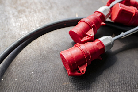 Bühnenaufbau für Autokonzerte in Erfurt