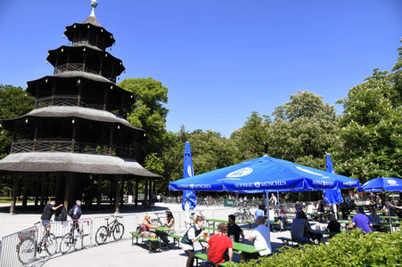Wiedereröffnung der Biergärten in München