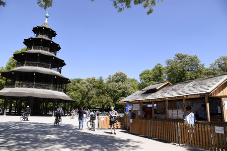 Wiedereröffnung der Biergärten in München