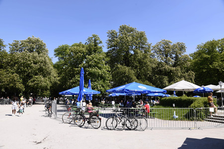 Wiedereröffnung der Biergärten in München