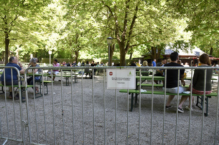 Wiedereröffnung der Biergärten in München