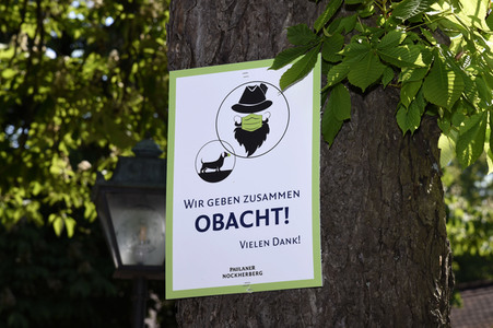 Wiedereröffnung vom Biergarten Paulaner n München