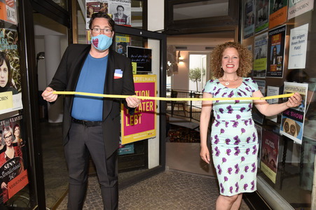 Aktion 'Theater lebt' in München