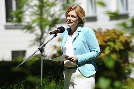 Pressetermin mit Julia Klöckner zum Weltbienentag in Berlin