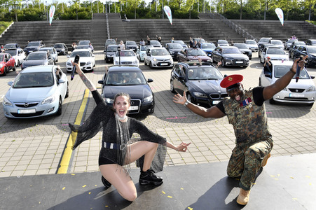 90er Drive-In-Konzert in Berlin