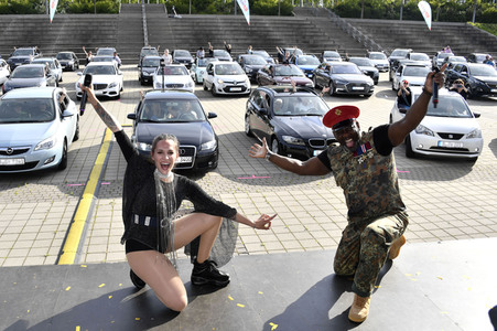 90er Drive-In-Konzert in Berlin