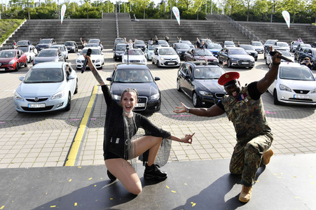 90er Drive-In-Konzert in Berlin