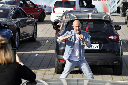 90er Drive-In-Konzert in Berlin