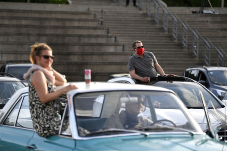 90er Drive-In-Konzert in Berlin