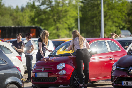 Autokonzert von Revolverheld in Erfurt