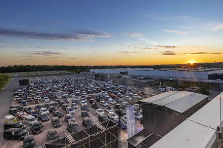 Autokonzert von Revolverheld in Erfurt