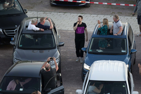 Autokonzert von Revolverheld in Erfurt