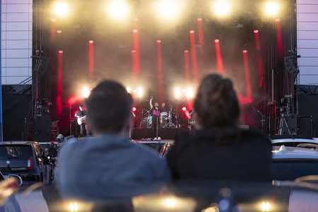 Autokonzert von Revolverheld in Erfurt