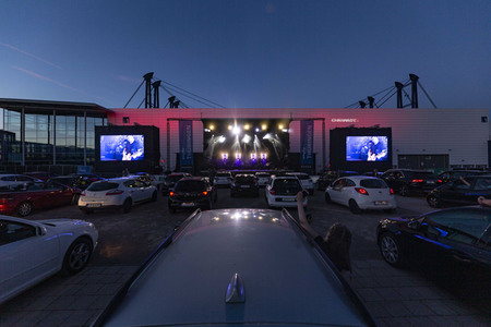 Autokonzert von Revolverheld in Erfurt