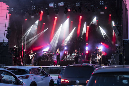 Autokonzert von Revolverheld in Erfurt