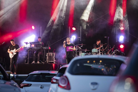 Autokonzert von Revolverheld in Erfurt