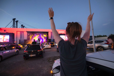 Autokonzert von Revolverheld in Erfurt