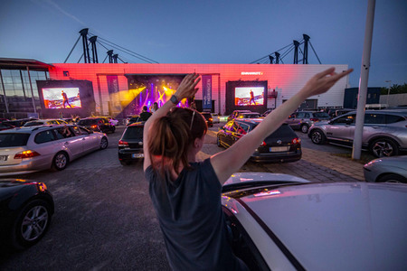 Autokonzert von Revolverheld in Erfurt