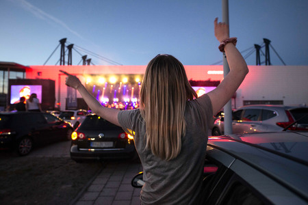 Autokonzert von Revolverheld in Erfurt