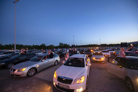 Autokonzert von Revolverheld in Erfurt