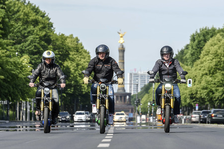 Vorstellung des Elektromotorrads eRockit in Berlin