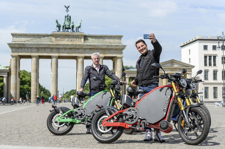 Vorstellung des Elektromotorrads eRockit in Berlin