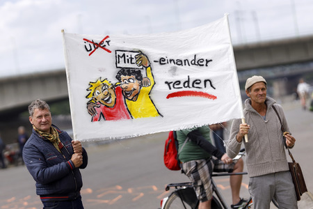 Corona-Demo in Köln