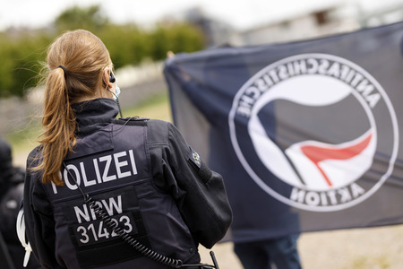 Corona-Demo in Köln