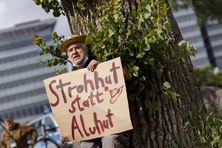 Corona-Demo in Köln