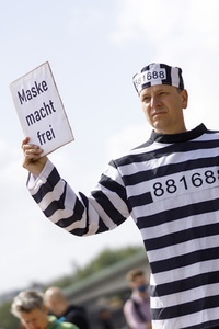 Corona-Demo in Köln