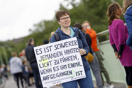 Corona-Demo in Köln