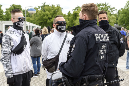 Corona-Demos in Berlin